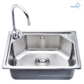 Factory wholesale Bar Above Counter Kitchen Sink Stainless Steel Finished Brushed Single Bowl Sink